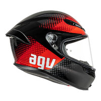 AGV K6 S Helmet SMU Fision Black/Red Product thumb image 3