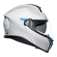 AGV Tourmodular Helmet Frequency Light Grey/Blue Product thumb image 3