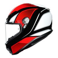 AGV K6 Helmet Hyphen BLK/Red/WHT Product thumb image 3