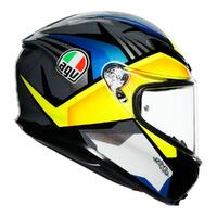 AGV K6 Helmet Joan Black/Blue/Yellow Product thumb image 3