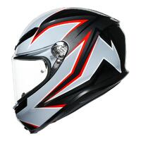 AGV K6 Helmet Flash Matt Black/Grey/Red Product thumb image 3