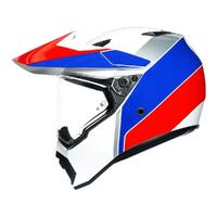 AGV AX9 Atlante Adventure Helmet White/Blue/Red Product thumb image 3