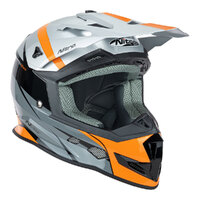 Nitro MX700 Recoil Off Road Helmet Grey/Black/Orange Product thumb image 3