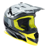 Nitro MX700 Recoil Off Road Helmet Grey/Black/Fluro Product thumb image 3