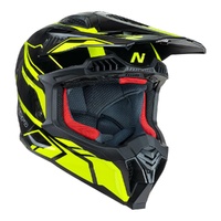 Nitro Helmet MX710 Shard II Fluro Yellow/Black Product thumb image 3