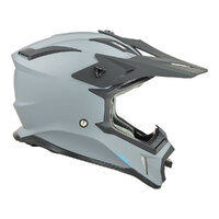 Nitro MX760 Off Road Helmet Satin Gunmetal/Blue Logo Product thumb image 3