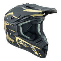 Nitro MX760 Off Road Helmet Satin Black/Gold Product thumb image 3