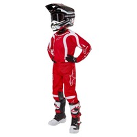 Alpinestars 2024 Youth Racer Lurv Pants Mars Red/White Product thumb image 3