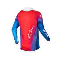 Alpinestars 2024 Youth Racer Pneuma Jersey Blue/Mars Red/White Product thumb image 3