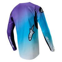 Alpinestars 2024 Womens Fluid Jersey White/Turquoise Product thumb image 3
