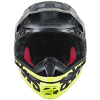 Alpinestars Supertech SM8 Radium Off Road Helmet Matte Black/Fluro Yellow Product thumb image 3