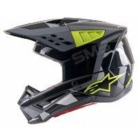 Alpinestars SM5 Rover ECE Off Road Helmet Anth/Fluro Yellow Product thumb image 3