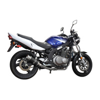 Suzuki GS500E/F 2-1 1989-2019 200MM Round Carbon Complete Exhaust System Product thumb image 3