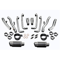 Yamaha FJR1300 2001-2005 200MM Round Carbon Full Exhaust System Product thumb image 3