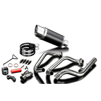 Suzuki GSX-8S 2023-2025 / Mini 200mm (8 inch) Carbon Fibre Round Silencer 2 into 1 Complete System Product thumb image 3