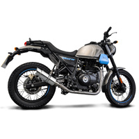 Royal Enfield Scram 411 2022-2024 200MM Round Stainless Full Exhaust System Product thumb image 3