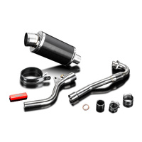 Kawasaki KLX250S 2006-2025 225MM Oval Carbon Full Exhaust System Product thumb image 3
