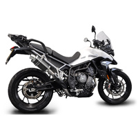 Triumph Tiger 900 GT 2020-2023 850 Sport 225MM Oval Carbon Full Exhaust System Product thumb image 3