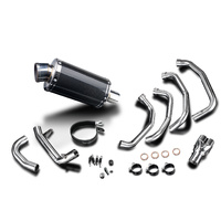 Kawasaki ZZR1100C/D 1990-2001 4 Into 1 225MM Oval Carbon Exhaust System Product thumb image 3
