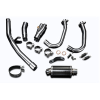 Kawasaki Ninja 500 2024-2025 225MM Oval Carbon Full Exhaust System Product thumb image 3