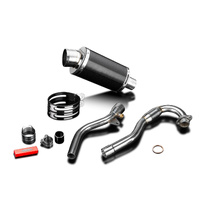 Kawasaki KLX300 KLX300SM 2020-2026 225MM Oval Carbon Full Exhaust System Product thumb image 3