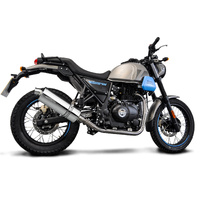 Royal Enfield Scram 411 2022-2024 350MM Oval Stainless Full Exhaust System Product thumb image 3