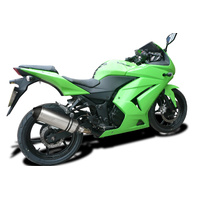 Kawasaki Ninja 250R 2008-2013 343MM X-OVAL Titanium 2 Into 1 Full Exhaust System Product thumb image 3