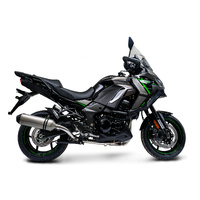 Kawasaki Versys 1100 2025 2026 343MM X-OVAL Titanium Full Exhaust System Product thumb image 3