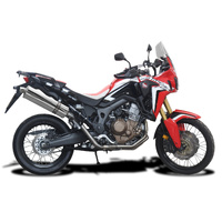 Honda CRF1000L Africa Twin 2016-2019 450MM Oval Stainless Full Exhaust System Product thumb image 3