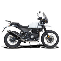 Royal Enfield Himalayan 16-23 450MM Oval Carbon Full Exhaust System Product thumb image 3
