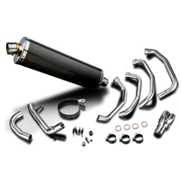 Kawasaki ZZR1100C/D 1990-2001 4 Into 1 450MM Oval Carbon Exhaust System Product thumb image 3