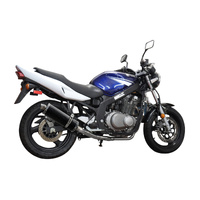 Suzuki GS500E/F 2-1 1989-2019 350MM Oval Carbon Complete Exhaust System Product thumb image 3