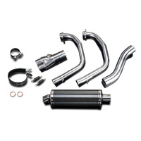 Yamaha YZF-R3 MT-03 2015-2024 350MM Oval Carbon Full Exhaust System Product thumb image 3