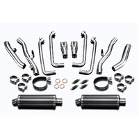 YAMAHA FJR1300 2001-2005 350MM OVAL CARBON FULL EXHAUST SYSTEM Product thumb image 3