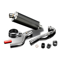 Kawasaki KLX250S 2006-2025 350MM Oval Carbon Full Exhaust System Product thumb image 3