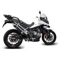 Triumph Tiger 900 GT 2020-2023 850 Sport 350MM Oval Carbon Full Exhaust System Product thumb image 3