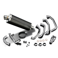 Kawasaki ZZR1100C/D 1990-2001 4 Into 1 350MM Oval Carbon Exhaust System Product thumb image 3