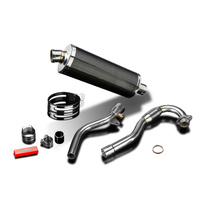 Kawasaki KLX300 KLX300SM 2020-2026 350MM Oval Carbon Full Exhaust System Product thumb image 3