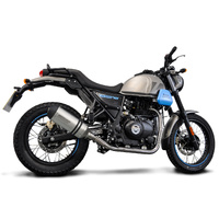 Royal Enfield Scram 411 2022-2024 260MM Titanium X-OVAL Full Exhaust System Product thumb image 3