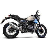 Royal Enfield Scram 411 2022-2024 320MM Stainless TRI Oval Full Exhaust System Product thumb image 3