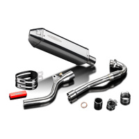 Kawasaki KLX250S 2006-2025 320MM TRI Oval Stainless Full Exhaust System Product thumb image 3