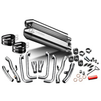 Yamaha FJR1300 2001-2005 420MM TRI-OVAL Stainless Full Exhaust System Product thumb image 3