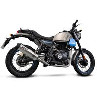 Royal Enfield Scram 411 2022-2024 343MM Stainless X-OVAL Full Exhaust System Product thumb image 3