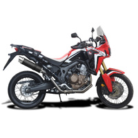 Honda CRF1000L Africa Twin 2016-2019 350MM Round Carbon Full Exhaust System Product thumb image 3