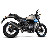 Royal Enfield Scram 411 2022-2024 350MM Round Carbon Full Exhaust System Product thumb image 3