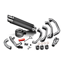 Kawasaki ZZR1100C/D 1990-2001 4 Into 1 350MM Round Carbon Exhaust System Product thumb image 3