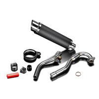 Kawasaki KLX300 KLX300SM 2020-2026 350MM Round Carbon Full Exhaust System Product thumb image 3