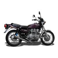 Kawasaki Z650B KZ650B Z650C (1976-1979) Megaphone Stainless Steel Exhaust System Product thumb image 3