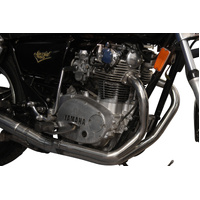 Yamaha XS650SE 1978-1985 2 Into 1 Megaphone Exhaust System Stainless Steel Product thumb image 3