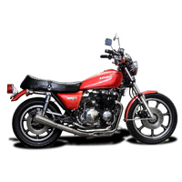 Kawasaki KZ650 SR 1976-1981 Megaphone Stainless Steel Exhaust System Product thumb image 3